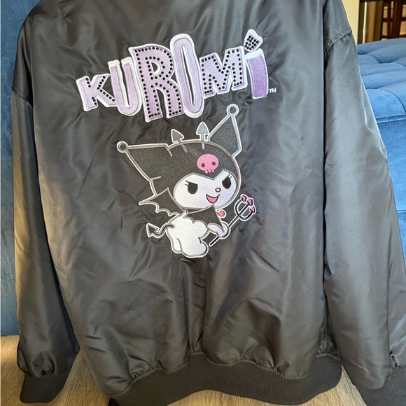 FOREVER 21 KUROMI PATCH BOMBER JACKET - S - Picture 4 of 4